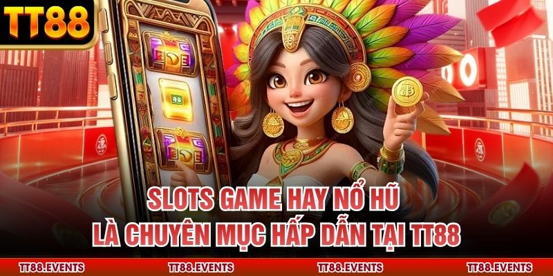 Slots game hay nổ hũ là chuyên mục hấp dẫn tại TT88
